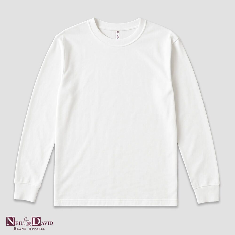 トップス 8 long sleeve t-shits white Unisex Plain White Long Sleeve Shirts for Sublimation