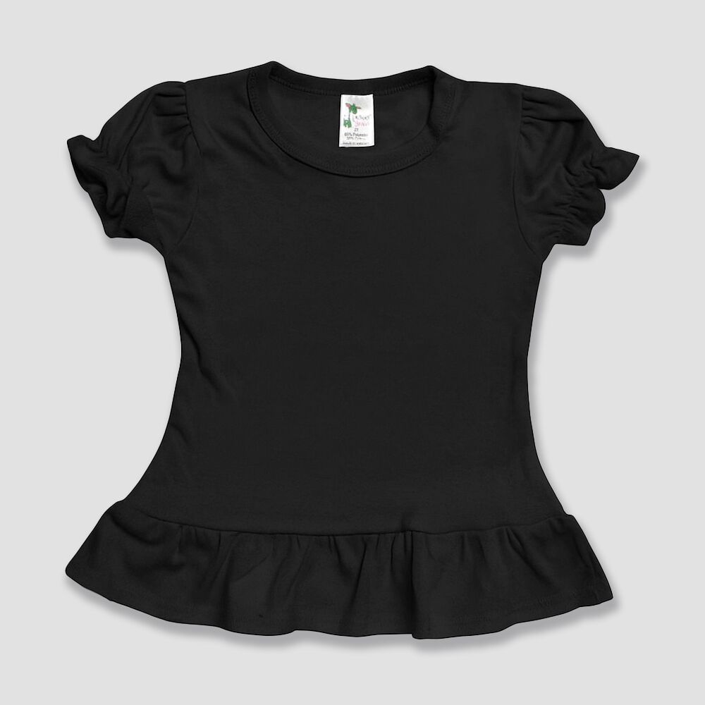 Toddler Girls Ruffle T-Shirts – Wholesale Blank T-Shirts